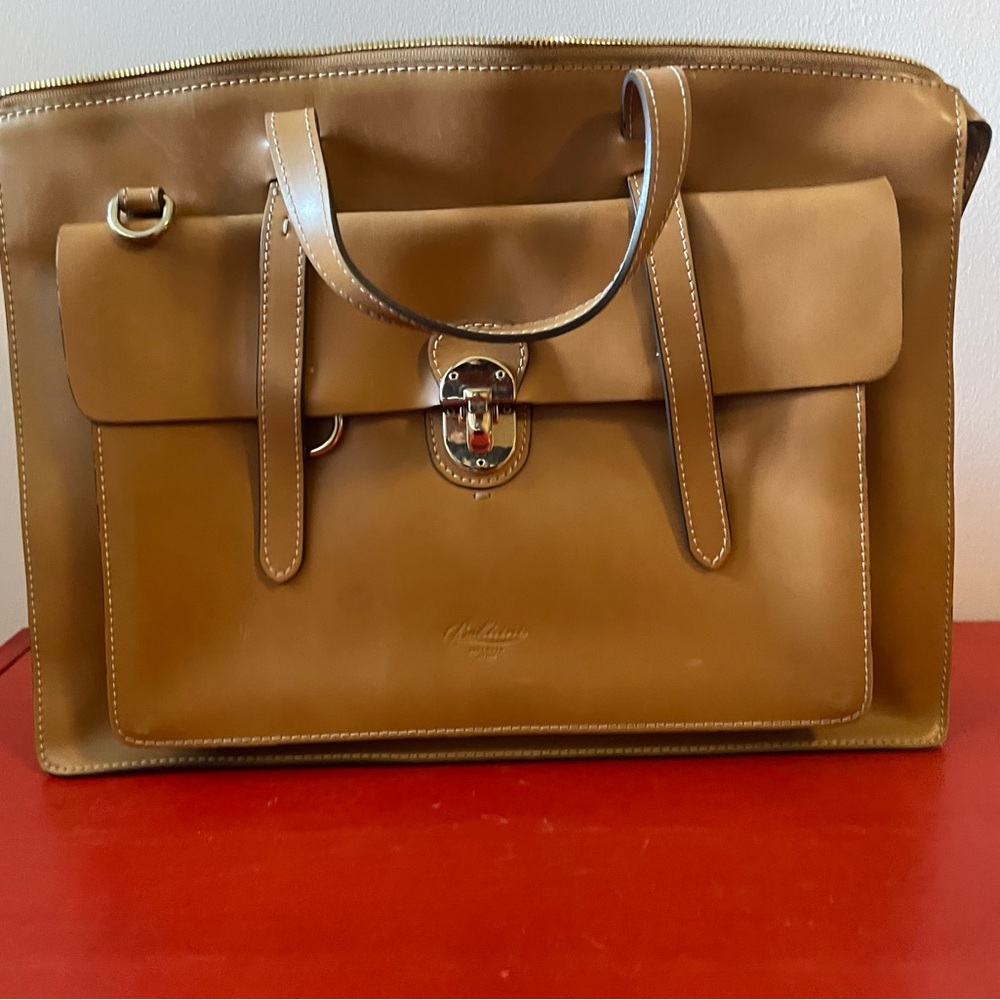 Boldrini Selleria Brown Leather Satchel Classic Elegance - Picture 7 of 10